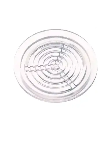 AQUA MEDIC - Griglia tonda - 50 mm - Trasparente - Protezione dei tubi di scarico
