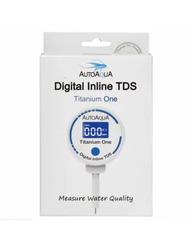 AUTO AQUA - Digital Inline TDS - Titanium One - Manual TDS meter