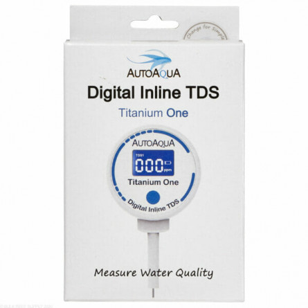 AUTO AQUA - Digital Inline TDS - Titanium One - TDS mètre manuel