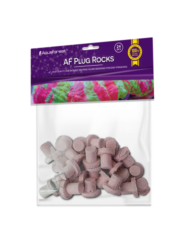 AQUAFOREST - Af Plug Rock Purple - Confezione da 24 tappi talee