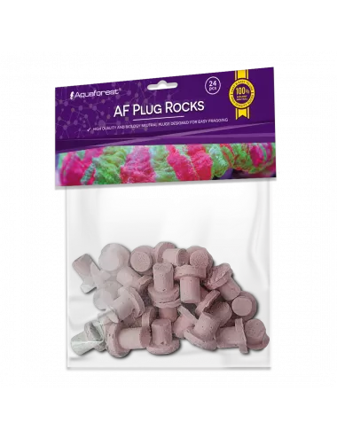 AQUAFOREST - Af Plug Rock Purple - Set od 24 čepa za rezanje