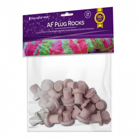 AQUAFOREST - Af Plug Rock Purple - Set od 24 čepa za rezanje