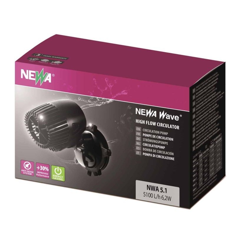 NEWA - Wave NWA 5.1 - 5100 L/H - Pompe de brassage eau douce et eau de mer