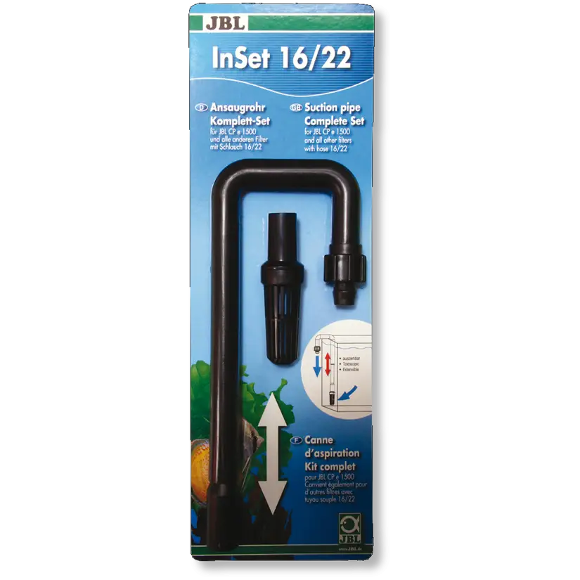 JBL - InSet 16/22 - Kit d'aspiration pour filtres externes
