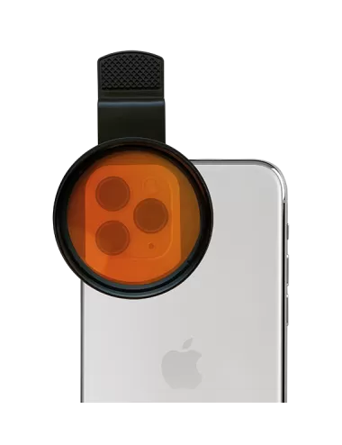 D-D - Koraljna boja XL - Koraljna fotografska leća - Stezaljka za telefon