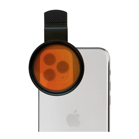 D-D - Koraljna boja XL - Koraljna fotografska leća - Stezaljka za telefon