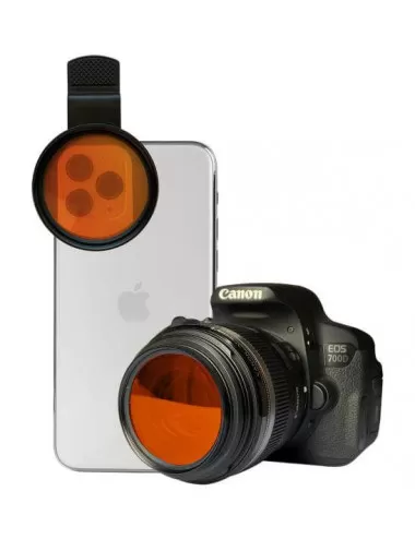 D-D - Coral Colour XL - Lentille pour photographie coraux - Clip téléphone