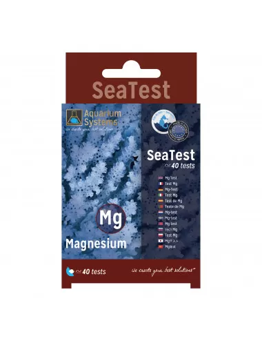 AQUARIUM SYSTEMS - Seatest Mg - 40 tests - Taux magnésium