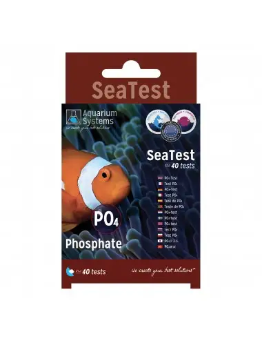 AQUARIUM SYSTEMS - Seatest PO4 - 40 tests - Taux de phosphate