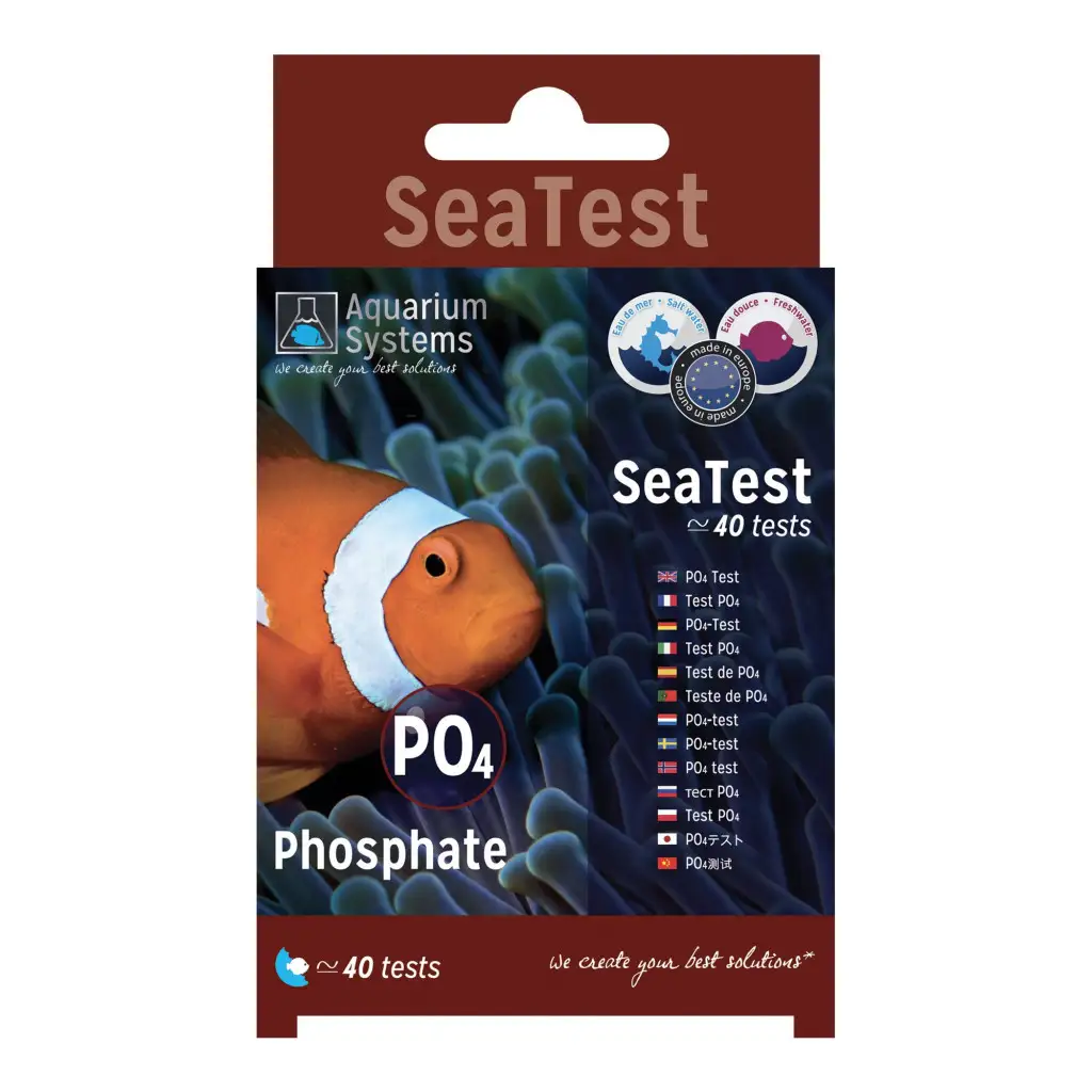 AQUARIUM SYSTEMS - Seatest PO4 - 40 tests - Taux de phosphate