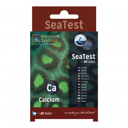 AQUARIUM SYSTEMS - Seatest Ca - 40 tests - Taux de calcium