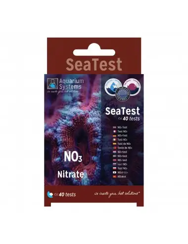 AQUARIUM SYSTEMS - Seatest NO3 - 40 tests - Taux de nitrate