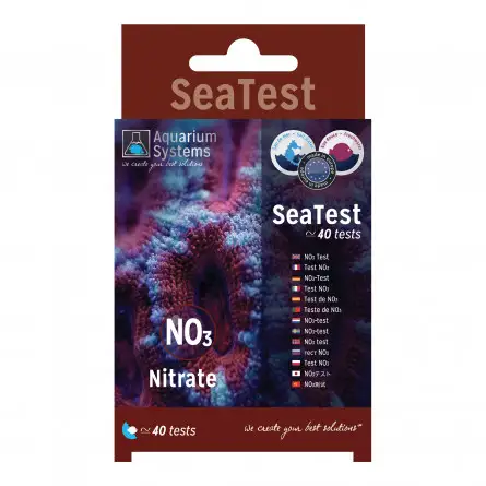 AQUARIUM SYSTEMS - Seatest NO3 - 40 tests - Nitrate level