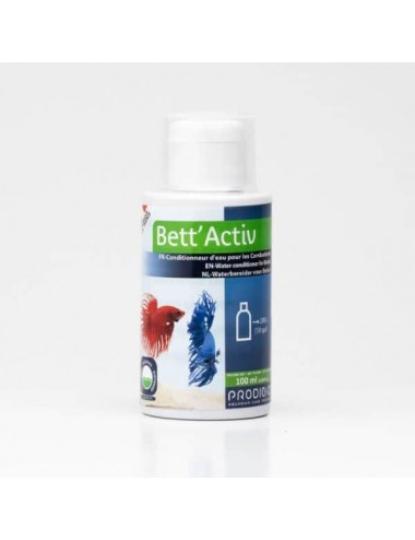 PRODIBIO - Bett'Activ - 100 ml - Conditionneur d'eau pour Poissons Combattants