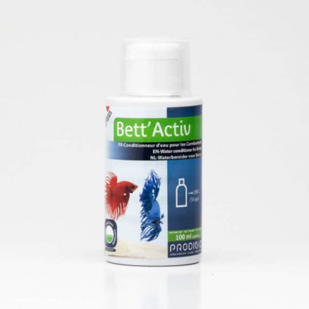 PRODIBIO - Bett'Activ - 100 ml - Conditionneur d'eau pour Poissons Combattants
