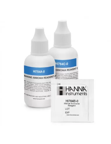 Hanna Instruments - Reagents for ammonia in seawater (HI784) - 25 tests