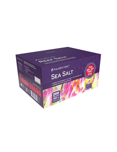 AQUAFOREST - Sea Salt Box - 25Kg - Carton of sea salt