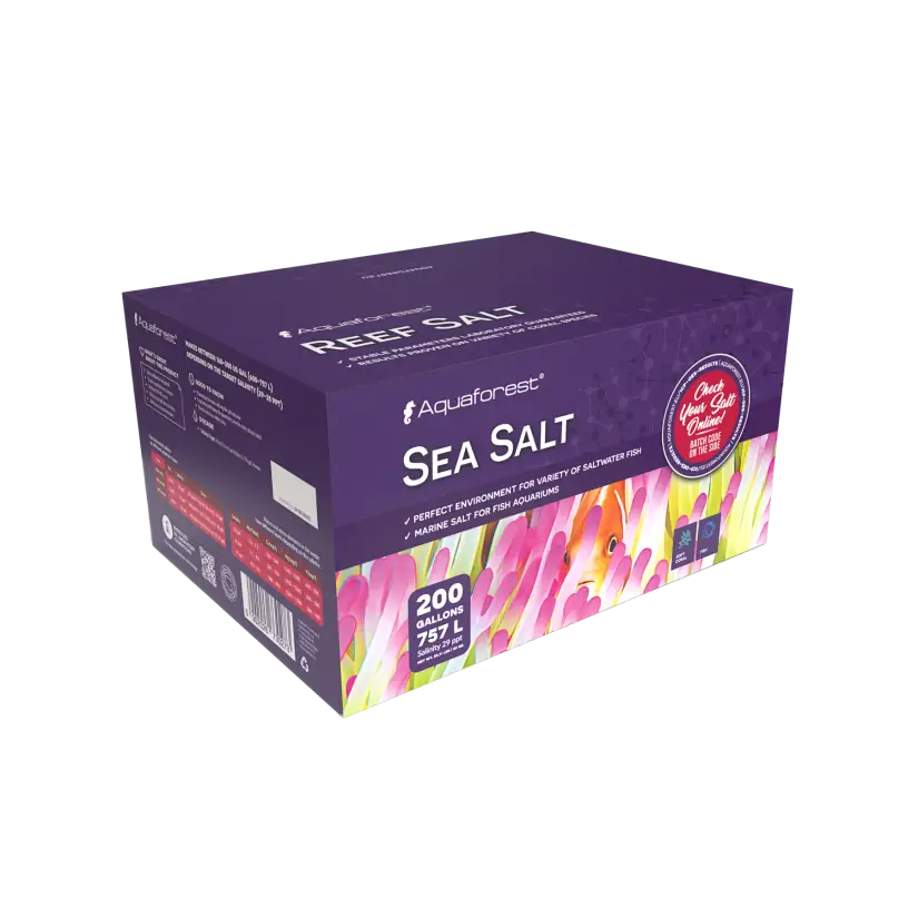 AQUAFOREST - Meersalzbox - 25 kg - Meersalzbox