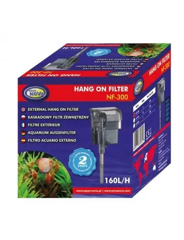 AQUA NOVA - NF-300 - 160 L/H - Filtro cascata suspenso