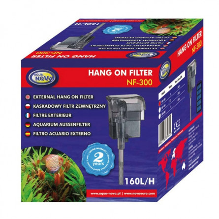 AQUA NOVA - NF-300 - 160 L/H - Hanging waterfall filter AQUA NOVA - NF-300 - 160 L/H - Hanging waterfall filter