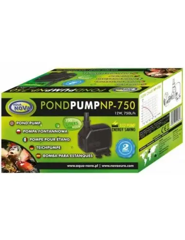 AQUA NOVA - NP-750 - 750 L/H - Pumpa za vodu za ribnjak
