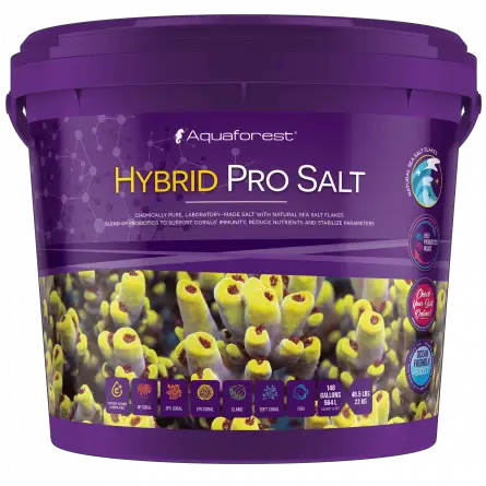 AQUAFOREST - Hybrid pro salt - 22 kg - Sel récifal hybride