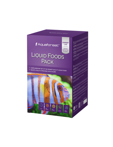 AQUAFOREST - Liquid foods pack - 4x250 ml - Aliment liquide poissons et coraux