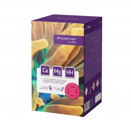 AQUAFOREST - Pacote Testpro - x3 - Teste para Ca, KH e Mg AQUAFOREST - Pacote Testpro - x3 - Teste para Ca, KH e Mg