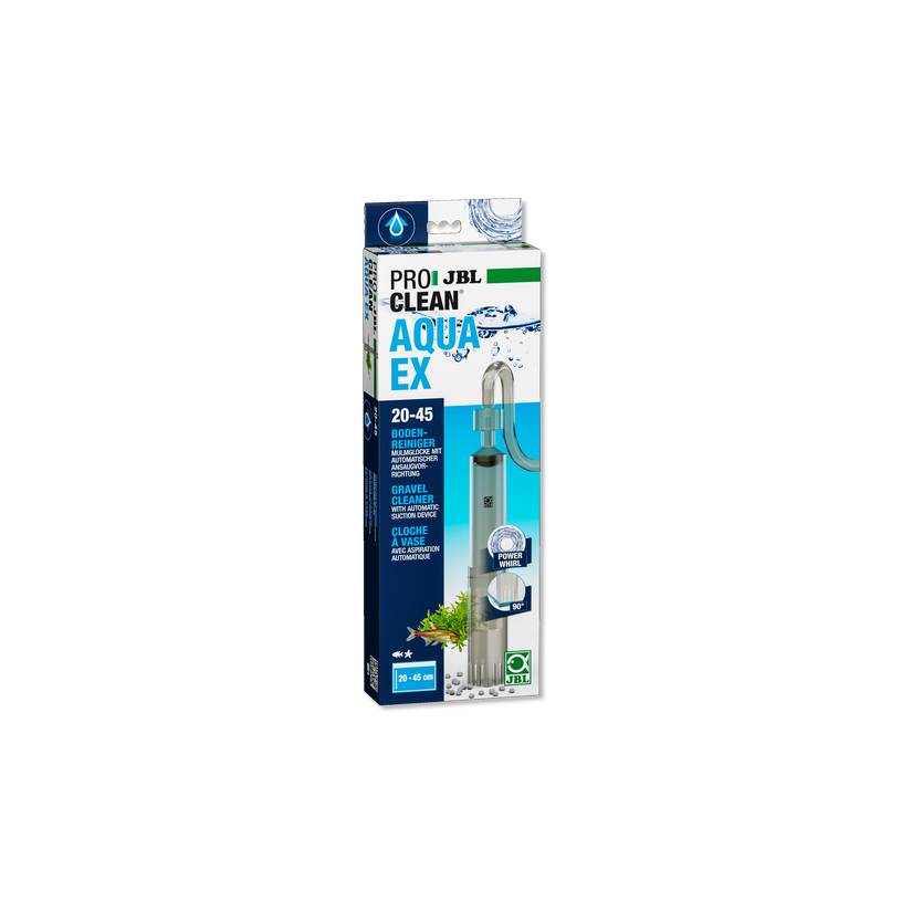 JBL - Proclean Aqua Ex - 20-45 cm - Cloche à vase pour aquarium