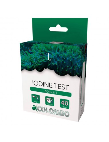 COLOMBO - Iodine test - Color 1 - 40 tests - Iodine level
