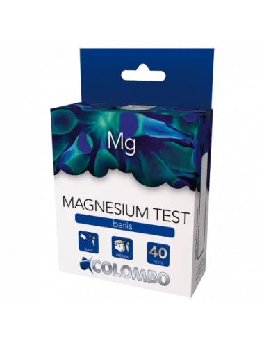 COLOMBO - Magnesium Test - Basis - 40 tests - Taux magnésium