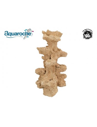 AQUAROCHE - Nano scape straight pillar - 16x16x22 cm - For nano aquariums