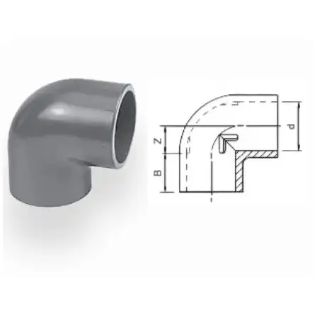 AQUA MEDIC - 90 degree elbow - 20 mm