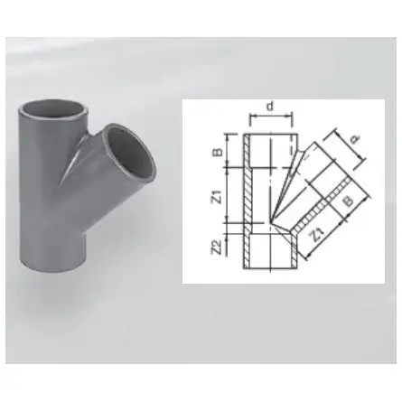 AQUA MEDIC - T 45 degrees - 32 mm - PVC AQUA MEDIC - T 45 degrees - 32 mm - PVC
