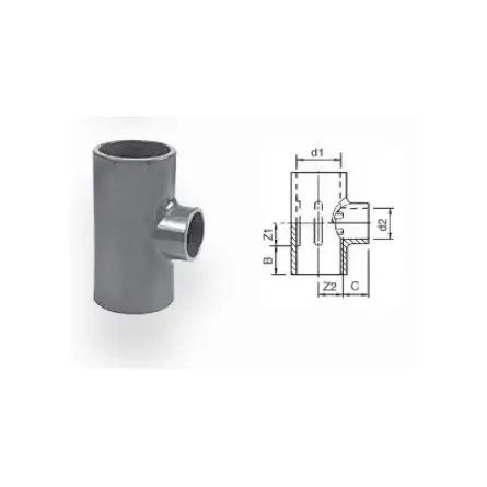 AQUA MEDIC - T reducer - 40 and 25 mm - PVC