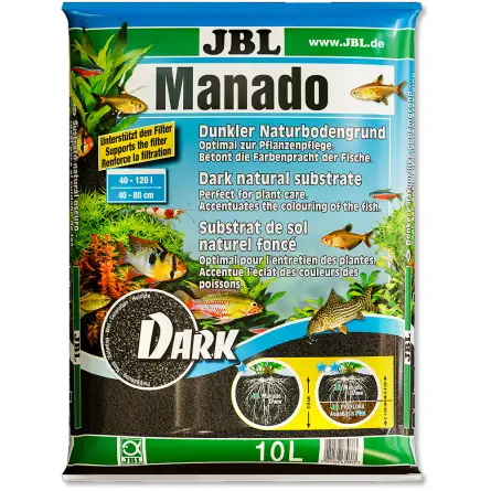 JBL - Manado Dark - 10l - Donker bodemsubstraat voor zoetwateraquaria