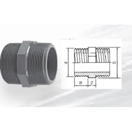 Aqua Medic - Doppio manicotto - PVC con parti filettate - 3/4 Aqua Medic - Doppio manicotto - PVC con parti filettate - 3/4