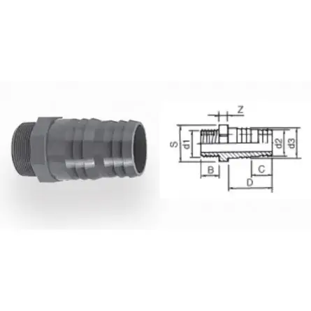 AQUA MEDIC - Conector de manguera - Diámetro 3/4 AQUA MEDIC - Conector de manguera - Diámetro 3/4