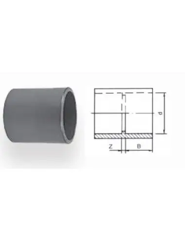 AQUA MEDIC - Enchufe - PVC - 25x3x19 mm