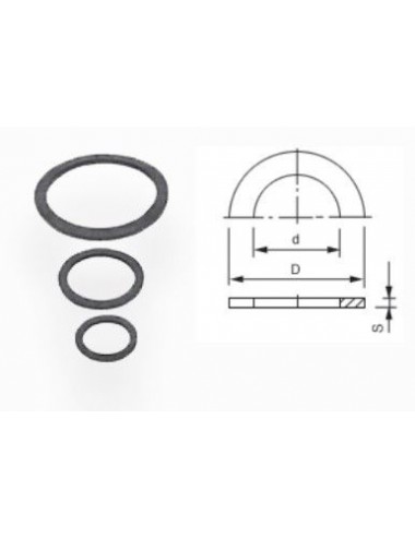 AQUA MEDIC - Anello in gomma per collare - Diametro 20 mm