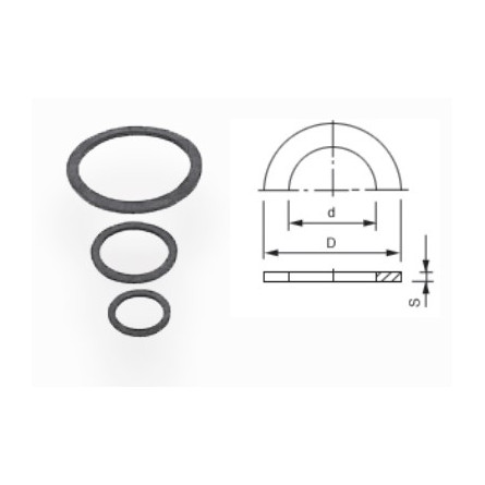 AQUA MEDIC - Anillo de goma para collar - Diámetro 32 mm AQUA MEDIC - Anillo de goma para collar - Diámetro 32 mm