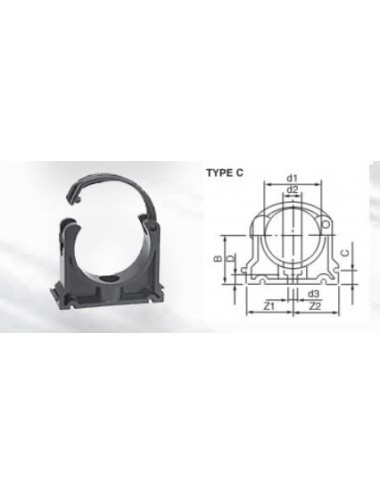 AQUA MEDIC - Halsbänder - Typ C - Durchmesser 50 mm