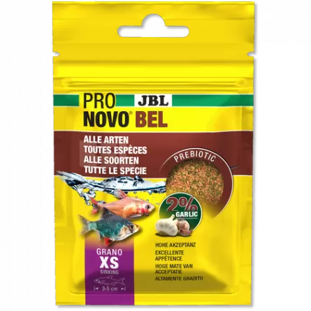 JBL - Pronovo Bel - Grano XS - 20 ml - Alimento granulado para peixes de 3 a 5 cm