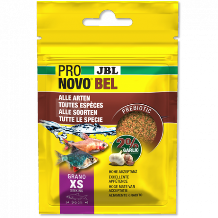 JBL - Pronovo Bel - Grano XS - 20 ml - Granulirana hrana za ribe od 3 do 5 cm