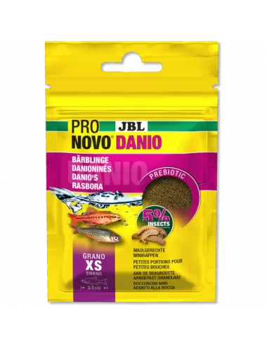 JBL - Pronovo danio - Grano XS - 20 ml - Alimento granulado para barbas y danios
