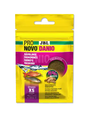 JBL - Pronovo danio - Grano XS - 20 ml - Granulirana hrana za bradate i danio