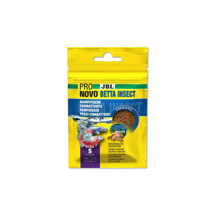 JBL - Pronovo Betta insect - Stick S - 20 ml - Batônnets pour combattants
