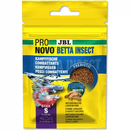 JBL - Pronovo Betta insect - Stick S - 20 ml - Sticks voor vechters