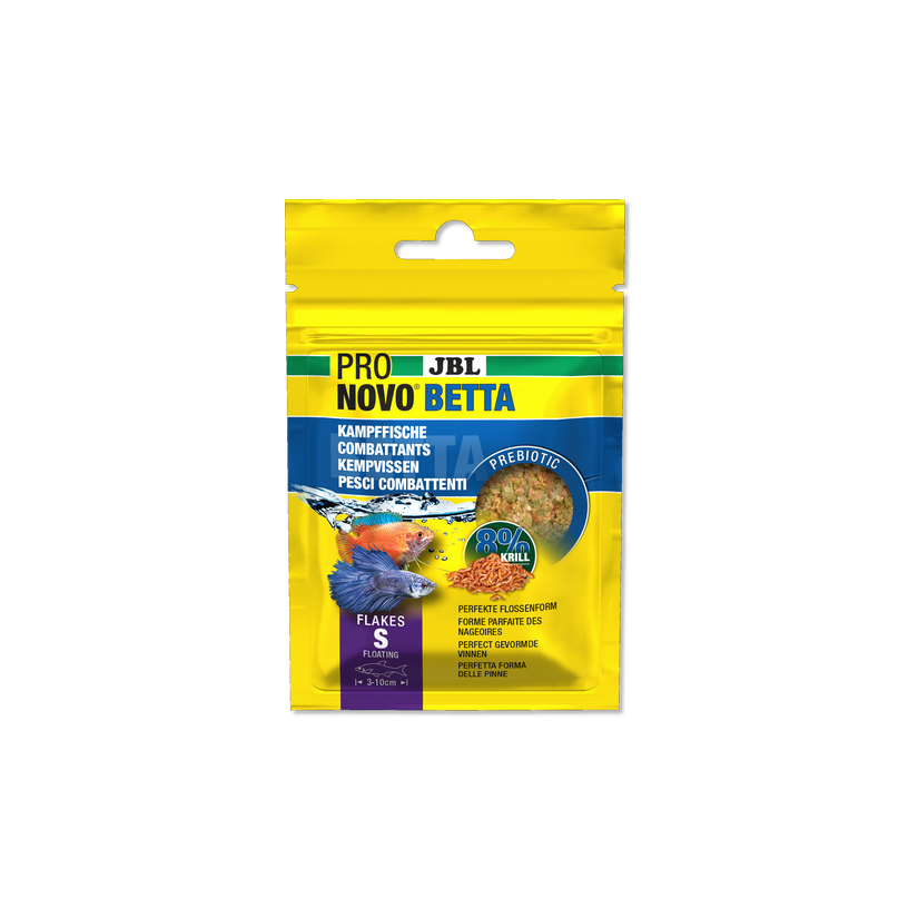JBL - Pronovo Betta - Flakes S - 20 ml - Flakes for fighters from 3 to 10 cm