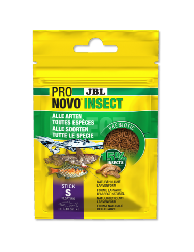 JBL - Pronovo insect - Stick S - 20 ml - Sticks voor siervissen van 3 tot 10 cm